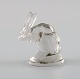 René Lalique (1860-1945), France. Rare and early figure in clear art glass. Rabbit. ...