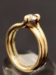 14 carat gold 
ring size 53 
with diamond 
approx. 0.20 
carat from 
jeweler Werner 
Ring Copenhagen 
...