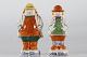 Aluminia Little Claus and big ClausSalt and pepper set made of faiencedesigned by Herluf ...