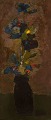 Jean Marie Pons (1913-205), listed French artist. Oil on board. Modernist still life with ...