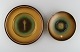 Zicu, Sweden. 
Two art deco 
dishes / bowls 
in patinated 
metal. Woman 
and face in 
relief. Mid 
20th ...