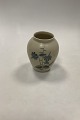 Lyngby 
Porcelain Vase 
in Matt Glaze 
with Flowers 
No. 74-2
Measures 12,5 
cm /  4.92 in.