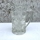 Fyens glass, Pressed glass jug, 17.5 cm high, 15 cm wide *Perfect condition*