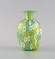 Murano Mille Fiori vase in mouth blown art glass. Italian design, 1960s.
