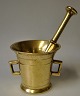 Brass mortar 
with pistil, 
1872, Denmark. 
Corpus with two 
handles. On the 
side 
inscription: 
Maren ...