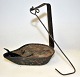 Oil lamp in 
iron tin, 
18/19. thC 
Samsø, Denmark. 
Heart shaped. 
With iron 
hinges. 13.5 x 
10.5 cm. ...