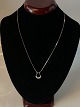 Elegant 
necklace with 
pendant in 14 
carat white 
gold
Stamped 585
Length 43 cm 
approx
Nice and ...