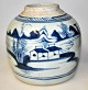 Chinese bojan 
without lid, 
blue/white, 
19th century. 
Ginger jar. 
Decorations in 
the form of ...