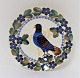 Aluminum. 
Faience Plate 
with bird. 
Model 774-404. 
Diameter 20 cm.