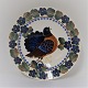 Aluminum. 
Faience Plate 
with bird. 
Model 775-404. 
Diameter 20 cm.