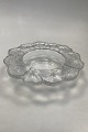 Rene Lalique French Glass bowl with Frosted Flower decorationMåler 23cm x 6cm ( 9.06 inch x ...