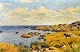 Korlind, Einar Nielsen (1884 - 1975) Denmark: Scene from Bornholm.Oil on canvas. Signed EN ...