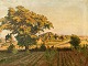 Jeppesen, Erik 
(19th/20th 
century) 
Denmark: 
Landscape. Oil 
on canvas. 
Signed Erik 
Jeppesen 1920. 
...