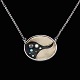 Ole Waldemar 
Jacobsen. 
Sterling Silver 
Pendant with 
18k Gold, 
Pearls, 
Turquoise & 
Diamonds.
Two ...