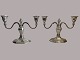 2 armed 
candlesticks 
silver
830 S
