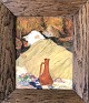 L. R. 
Michaelis, Oil 
on panel in oak 
frame. Motif 
after Abel Pann 
42. Dimensions: 
34.5 x 30 cm. 
...