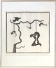 Poul Agger 
Lithograph in 
silver frame 
with 
passepartout. 
Signed Poul 
Agger-76. 
Marked E.T. for 
...