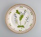 Royal Copenhagen Flora Danica lunch plate in hand-painted porcelain with flowers 
and gold decoration. Model number 20/3550.
