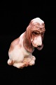 Dahl Jensen 
porcelain 
figure of 
Basset Hound. 
H:14 cm. 
Marked Royal 
crown / DJ 
1065. 2nd ...