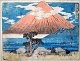 Hiroshige, Ando 
(1797 - 1858) 
Japan: Station 
Hara. Woodcut - 
colored.
16 x 20.5 cm.
From the ...