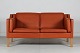 Børge Mogensen (1914-1972)Sofa model no 2212with the original cognac colored leatherand ...