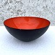 Krenit bowl, 
Red enamel, 
25cm in 
diameter, 11cm 
high, Design 
Herbert 
Krenchel *With 
wear and ...