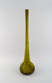 Daum Nancy, 
France. 
Colossal art 
nouveau floor 
vase in green 
matte 
mouth-blown art 
glass. ...