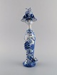 Bjørn Wiinblad unique ceramic figure. "Spring" in blue "Seasons". Signed and dated. ...