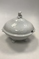 Royal Copenhagen Juliane Marie, white Round Lidded Bowl