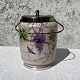 Biscuit bucket, With grapes, 18cm high, 14cm in diameter *Nice condition*