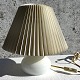 Holmegaard, Le 
Klint, Lamp 
314, Opal 
white, With 
lampshade, 26cm 
high (Incl. 
socket), 13.5cm 
in ...