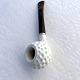 Royal 
Copenhagen, 
White pipe, 1st 
grade, 14cm 
long *Wear on 
mouthpiece and 
small distance 
...