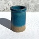 Kähler ceramics, Blue vase, 8cm high, 5.5cm diameter, Design Nils Kähler *Nice condition*
