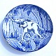 Eslau ceramics, Dish with elephant, 27cm in diameter, Design Agnethe Sørensen *Nice condition*