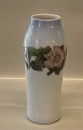 173-232 RC Vase with rose 23 cm pre 1923 Painter 43 Royal Copenhagen In mint and nice condition