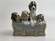 Large dog 
figurine with 4 
puppies from 
the Spanish 
porcelain 
factory Lladro 
- probably by 
Juan ...