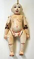 Antique painted 
boy doll, 
China, 19th 
century. With 
moving parts. 
H.: 21 cm.