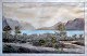 Skovgaard, Johan Thomas (1888 - 1977) Denmark: A mountain lake. Watercolor. Monogram 27 x 37 ...