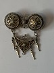 Brooch in SilverStamped 830Length 40.86 mm approxNice and well maintained condition
