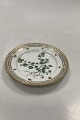 Royal Copenhagen Private Painted Flora Danica Cake Plate No 3552