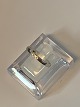 Diamond wedding 
ring in 14 
carat white 
gold with a 
shiny surface 
and 2 
brilliant-cut 
...