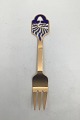 Anton Michelsen 
Christmas 
Pastry Fork 
1986 Gilded 
Sterling Silver 
with enamel
Bent Karl ...