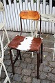 Old industrial work chair from the Georg Jensen factory. The chair is in metal / wood with an ...