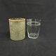 Height 7.5 cm. incl. box.Fine small glass with etched lines in box with motif from ...