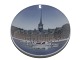 Royal 
Copenhagen 
round dish - 
Børsen in 
Copenhagen.
The factory 
mark tells, 
that this was 
...