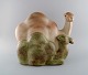Lisa Larson for Gustavsberg. Colossal and rare sculpture in glazed stoneware. Two dromedaries. ...
