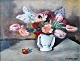 Kröhnke, W. 
(20th Century) 
Germany: Flower 
arrangement.
Oil on canvas. 
Signed. 50 x 65 
cm.
Framed.