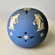 Wedgewood blue 
jasper bisquit 
porcelain 
pomander, 20th 
century 
England. 
Decorated with 
classic ...