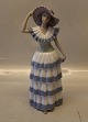 Spanish Tango Dancer in blue and Lilla   32 Nao - Lladro porcelain figurine Handmade in Spain