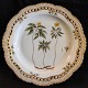 Royal 
Copenhagen, 
Flora Danica 
porcelain; 
Plate #3574 
with pierced 
border. 
Decoration: 
Pyrola ...
